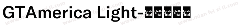 GTAmerica Light字体转换